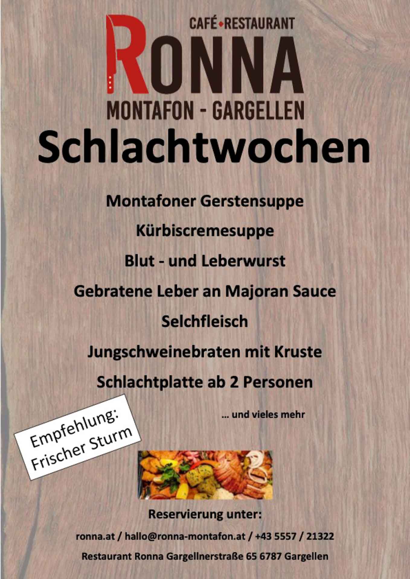 Schlachtwoche Plakat